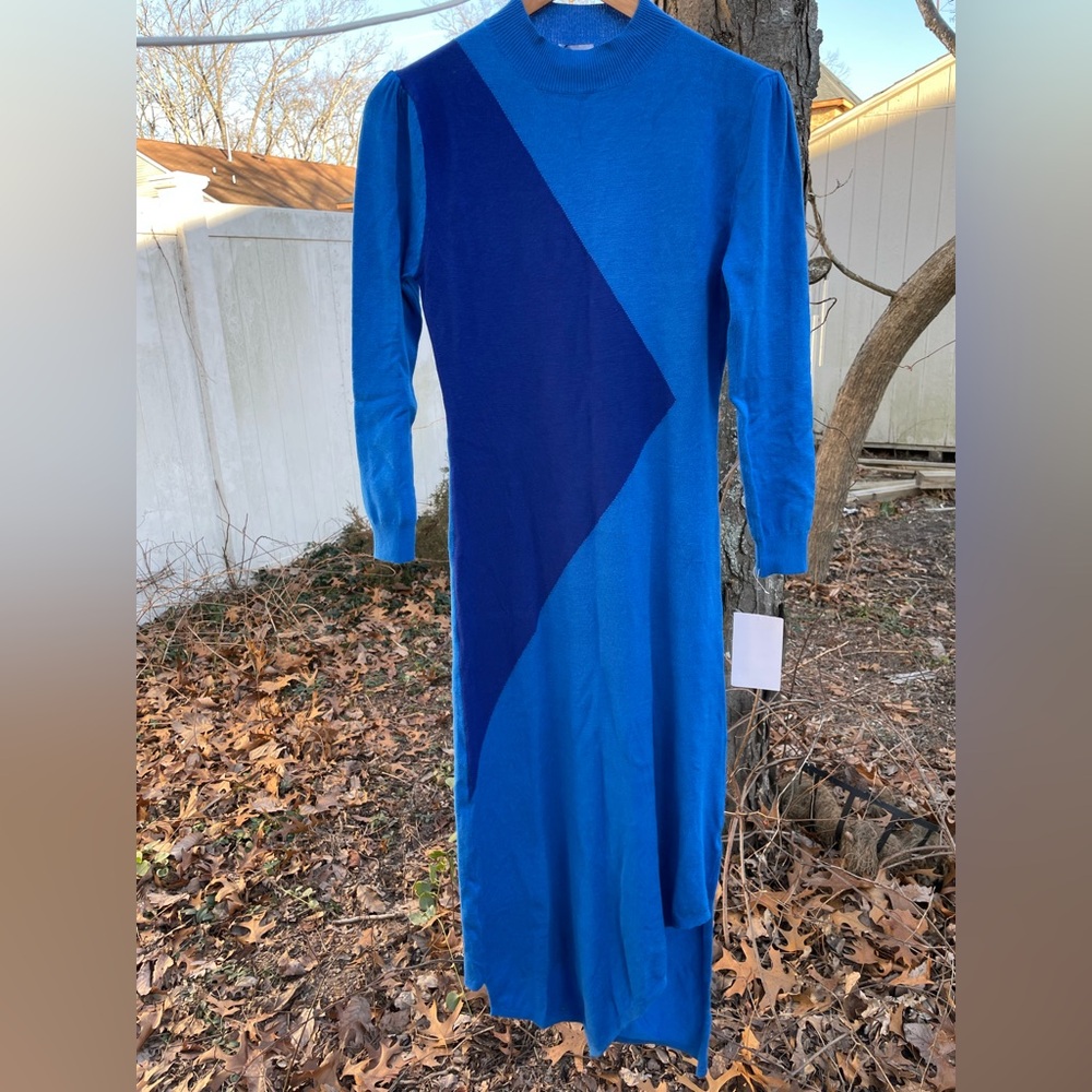 Blank knit maxi dress